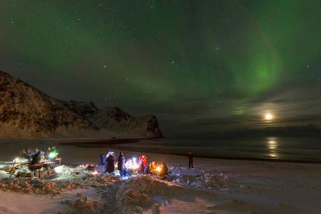 VW T6 California Bulli Camping Lofoten Norwegen