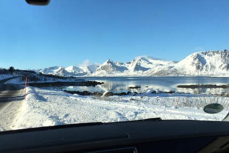 VW T6 California Bulli Camping Lofoten Norwegen