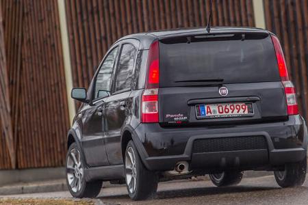 Fiat Panda 100 HP, Heckansicht
