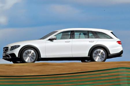 Mercedes E 220 d 4Matic, Seitenansicht