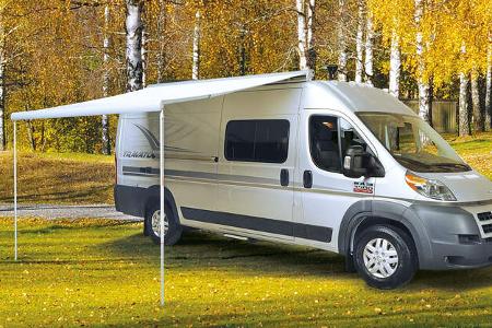 Der Ram Promaster ist auch mit Benziner zu haben, hier als Winnebago Travato