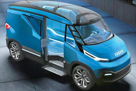 Hybrid-Konzept Iveco Dual Energy das künftig unterschiedliche Antriebskombinationen erlauben soll.