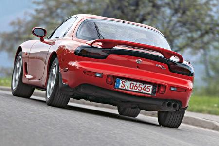 Mazda RX-7, Heckansicht
