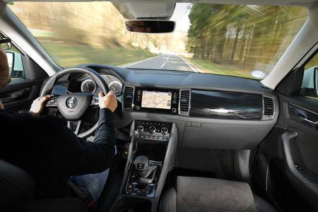 Skoda Kodiaq 2.0 TDI 4x4, Fahrersicht