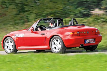 BMW Z3, Heckansicht