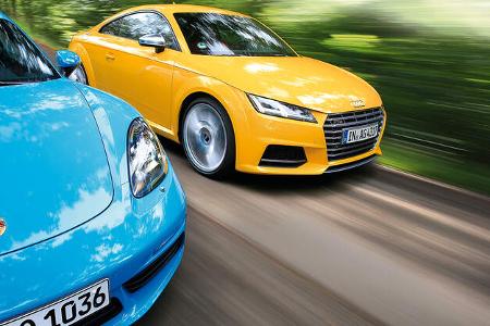 Audi TTS, Porsche Cayman