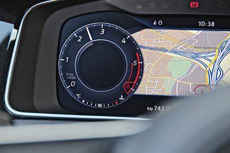 VW Golf GTD Instrument