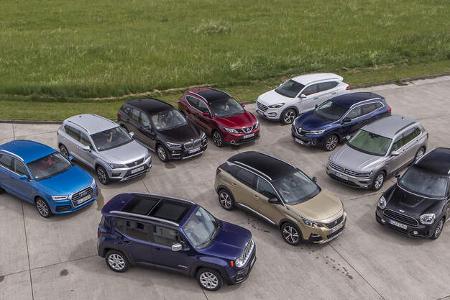 SUV Mastertest Vergleich AMS1417