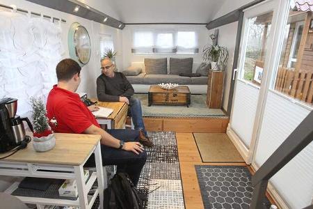 Fahrende Minihäuser