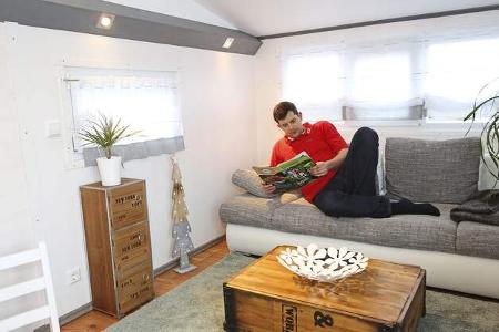 Fahrende Minihäuser