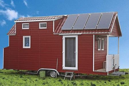 Fahrende Minihäuser