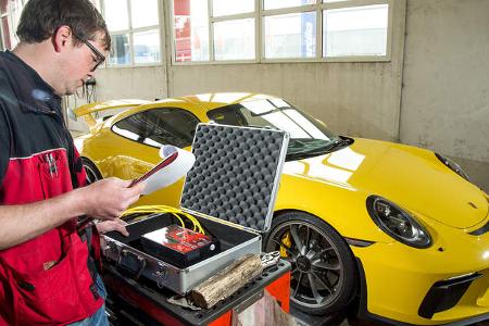Porsche 911 GT3 Leistungsmessung
