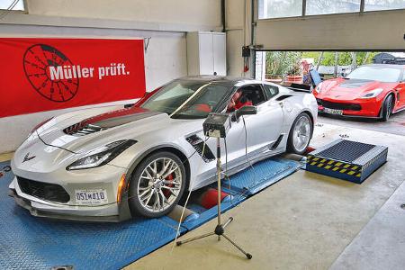 Chevrolet Corvette Z06, Messungen
