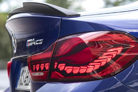 BMW M4 CS, Einzeltest, Rückleuchte