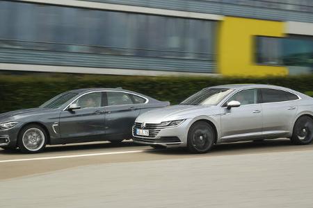 BMW 430d Gran Coupé xDrive Luxury Line, VW Arteon 2.0 TDI 4Motion Elegance, Exterieur