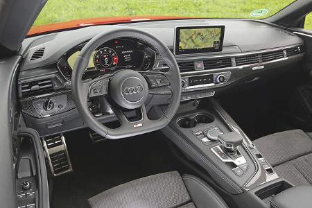 Audi S5 Cabrio, Interieur