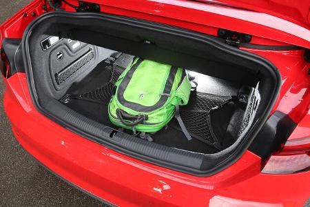 Audi S5 Cabrio, Kofferraum