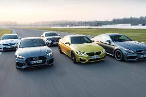 Power-Coupés - Test - Vergleichstest - RS 5 - ATS -V - RC F - AMG C 63 S - M4 Competition