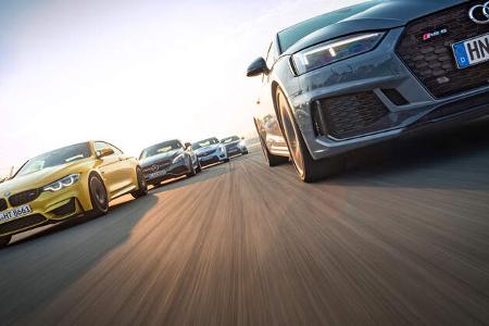 Power-Coupés - Test - Vergleichstest - RS 5 - ATS -V - RC F - AMG C 63 S - M4 Competition