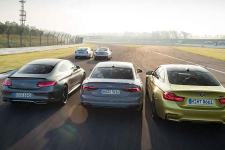 Power-Coupés - Test - Vergleichstest - RS 5 - ATS -V - RC F - AMG C 63 S - M4 Competition