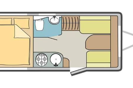 Eriba Feeling 425 Grundriss