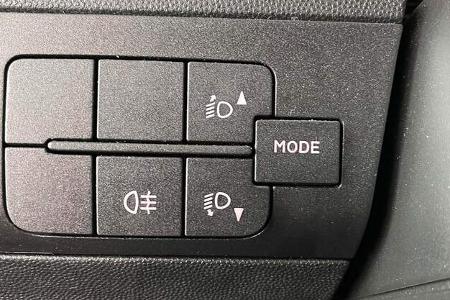 Mode-Knopf im Fiat Ducato