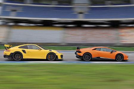 Lamborghini Huracán Performante, Porsche 911 GT2 RS, Exterieur