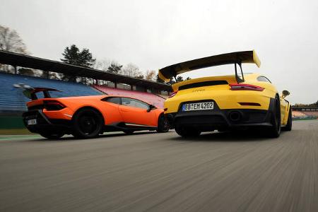 Lamborghini Huracán Performante, Porsche 911 GT2 RS, Exterieur