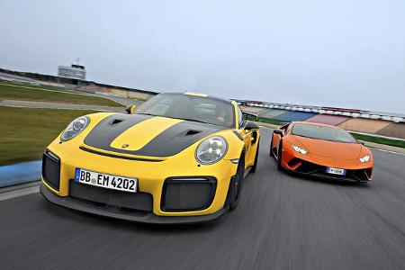 Lamborghini Huracán Performante, Porsche 911 GT2 RS, Exterieur