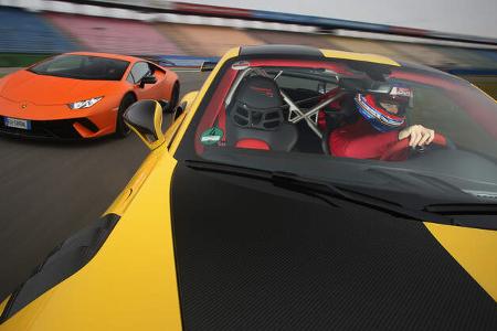 Lamborghini Huracán Performante, Porsche 911 GT2 RS, Exterieur