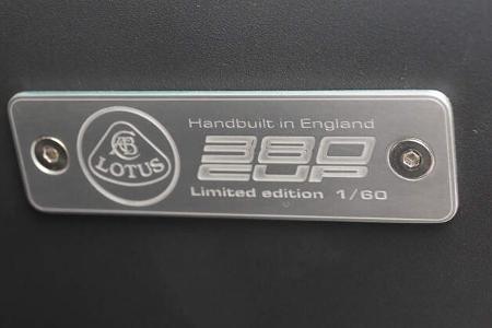 Lotus Exige Cup 380, Interieur, Detail