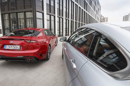 BMW 440i Gran Coupé xDrive Luxury Line, Kia Stinger 3.3 T-GDI GT, Exterieur