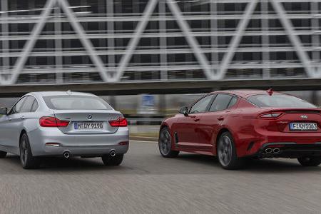 BMW 440i Gran Coupé xDrive Luxury Line, Kia Stinger 3.3 T-GDI GT, Exterieur