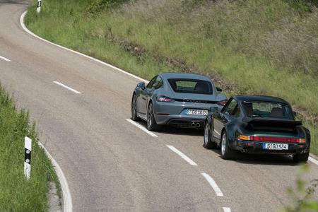 Porsche 911 Turbo 3.3 - Porsche 718 Cayman - Sportwagen