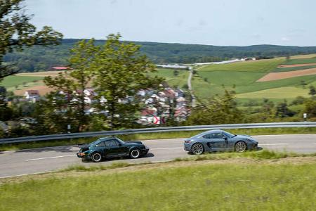 Porsche 911 Turbo 3.3 - Porsche 718 Cayman - Sportwagen