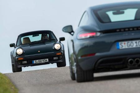 Porsche 911 Turbo 3.3 - Porsche 718 Cayman - Sportwagen