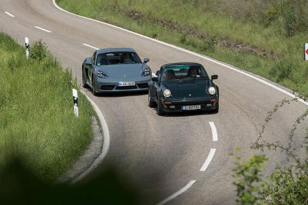Porsche 911 Turbo 3.3 - Porsche 718 Cayman - Sportwagen