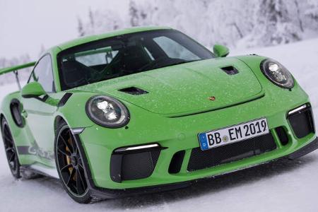Porsche GT3 RS Mitfahrt Röhrl Finnland Schnee 2018 SPERRFRIST 21.02.2018 / 00.01 Uhr