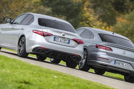 VW Arteon 2.0 TSI, Alfa Romeo Giulia Veloce, Exterieur