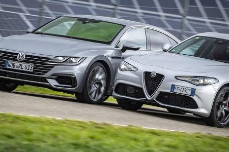 VW Arteon 2.0 TSI, Alfa Romeo Giulia Veloce, Exterieur