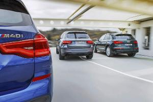 Audi SQ5 3.0 TFSI Quattro, BMW X3 M40i xDrive, Mercedes-AMG GLC 43 4Matic, Exterieur Heck