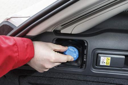 Jaguar XF Sportbrake 25d AWD Portfolio, Tankdeckel