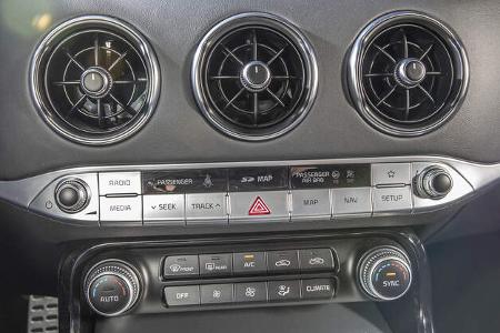 Kia Stinger 2.0 T-GDI, Interieur