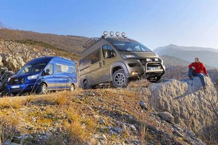 Vergleichstest Karmann Dexter 560 Trend 4X4, Westfalia Amundsen 540 D Offroad