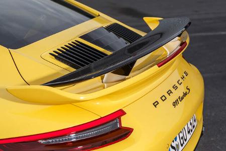 Porsche 911 991.2 Turbo S, Heckspoiler, Modellbezeichnung