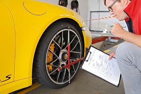 Porsche 911 991.2 Turbo S, Prüfstand