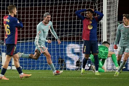 Flick und Barcelona verlieren Tabellenführung