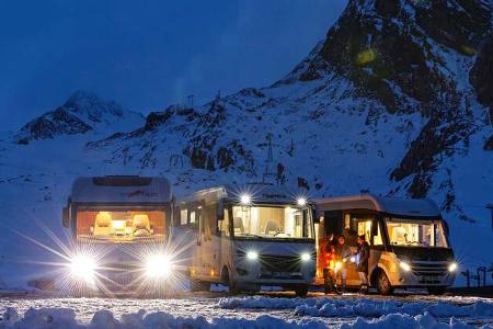 Vergleich Integrierte Carthago, Dethleffs, Frankia