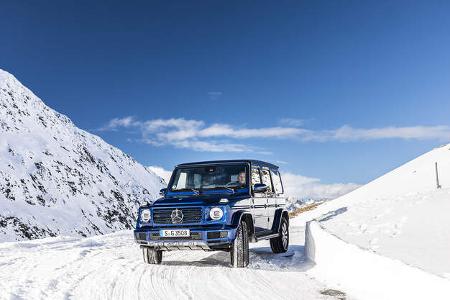Mercedes G 350 d Fahrbericht Hochgurgl / Timmelsjoch Winter 2018