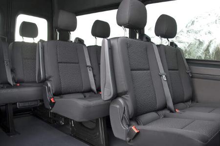 Mercedes Sprinter 319 CDI 4x4 Modelljahr 2019 Wintertest 